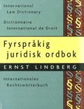 Fyrspr�kig juridisk ordbok: - International Law Dictionary (inbunden)