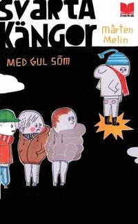 Svarta k�ngor med gul s�m (pocket)