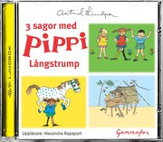 3 sagor med Pippi L�ngstrump (ljudbok)