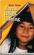 Barns tidiga l�sning