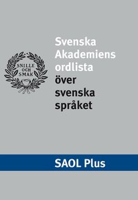 Svenska Akademiens ordlista p� CD - SAOL Plus (inbunden)