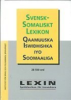 Svensk-somaliskt lexikon (inbunden)