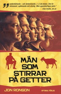 M�n som stirrar p� getter (inbunden)