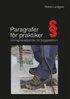 Paragrafer f�r praktiker : entreprenadjuridik f�r byggsektorn