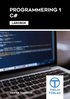 Programmering 1 med C# : L�robok