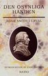 Osynliga Handen : Adam Smith I Urval