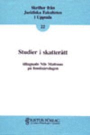 Studier i skatter�tt (h�ftad)