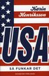 USA - S� funkar det