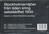 Stockholmsmilj�er fr�n tiden kring sekelskiftet 1900 : vykort ur Alfred Wirstr�ms samling