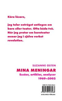 Mina meningar : ess�er, artiklar, analyser 1969-2002 (h�ftad)