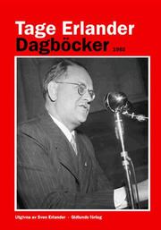 Dagb�cker. 1952 (inbunden)