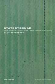 Statsbyggnad : den offentliga maktens organisation (h�ftad)