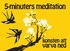 5-minuters meditation : konsten att varva ned