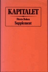 Kapitalet : supplement : kritik av den politiska ekonomin : f�rsta boken (inbunden)