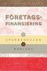 F�retagsfinansiering : fr�n sparbanksl�n till derivat
