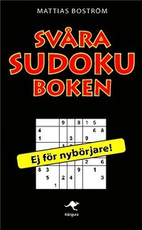 Sv�ra sudokuboken (kartonnage)
