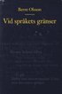Vid spr�kets gr�nser