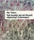 Vad inneb�r det att f�resl� n�got? (L�sningar)