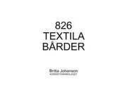 826 Textila b�rder (h�ftad)