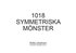 1018 symetriska m�nster