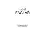 859 F�glar (h�ftad)