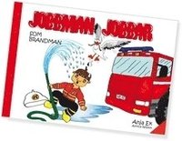 Jobbman jobbar som brandman (kartonnage)