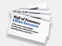 Hall of Femmes : Lillian Bassman (h�ftad)