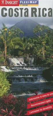 Costa Rica Fleximap (h�ftad)