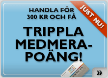 Handla f�r 300 kr och f� Trippla MedMera-po�ng!