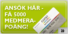 Ans�k om MedMera-kort och f� 5000 po�ng!