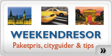 Weekendresor med paketpris, cityguider och tips