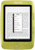 Cybook Opus (gr�n) - l�splatta f�r e-b�cker
