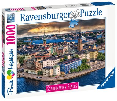Pussel 1000 bitar Scandinavian Stockholm (häftad)