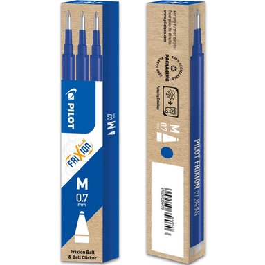 Refill Frixion Ball 0,7 3-pack bl (kulspetspenna)