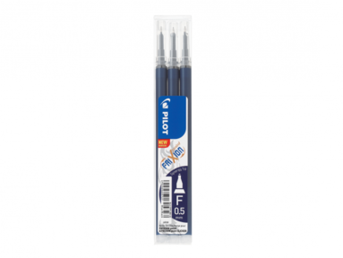 Refill Frixion Point 0,5 Synergy-Tip 3-pack blåsvart (refill)
