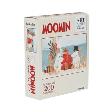Pussel 200 bitar Mumin Art Puzzle röd (inbunden)