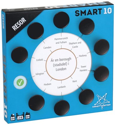 Smart10 fr�gekort - Resor (spel)