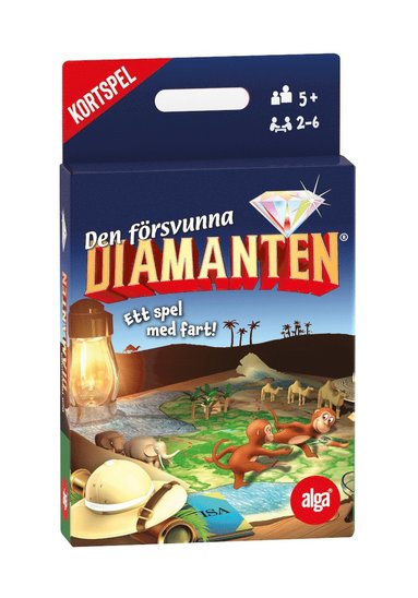 Den försvunna diamanten - Kortspel (inbunden)