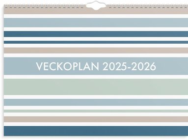 Väggkalender 2025-2026 Veckoplan (familjekalender)