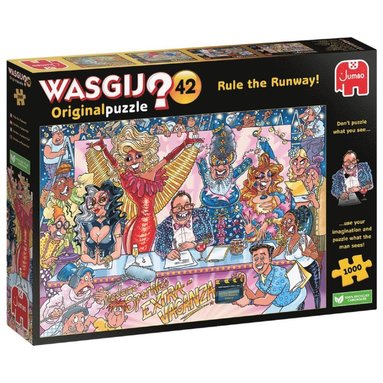 Pussel 1000 bitar Wasgij Original 42 Rule The Runway! (spel)
