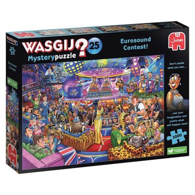 Pussel 1000 bitar Wasgij Mystery 25: Eurosong contest (pocket)