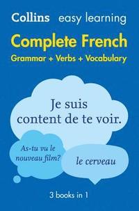 Easy Learning French Complete Grammar, Verbs and Vocabulary (3 books in 1) (häftad)