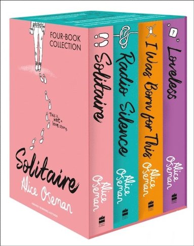 Alice Oseman Four-Book Collection Box Set (Solitaire, Radio Silence, I Was Born For This, Loveless) (inbunden)