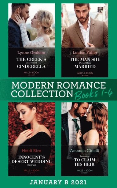 Modern Romance January 2021 B Books 1-4 (e-bok)