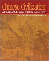 Chinese Civilization: A Sourcebook 2nd Edition (hftad)