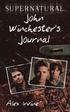 Supernatural: John Winchester's Journal