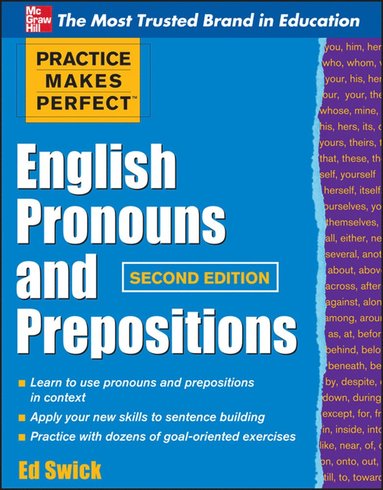 Practice Makes Perfect English Pronouns and Prepositions, Second Edition (häftad)