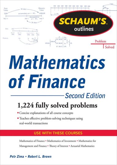 Schaum's Outline of  Mathematics of Finance, Second Edition (inbunden)