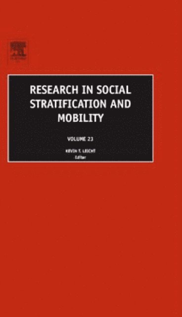 Research in Social Stratification and Mobility (e-bok)