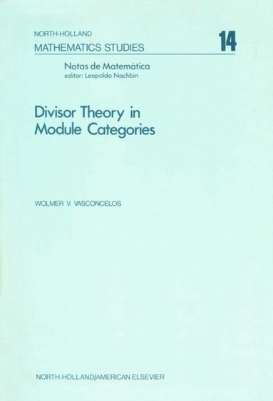 Divisor Theory in Module Categories (e-bok)